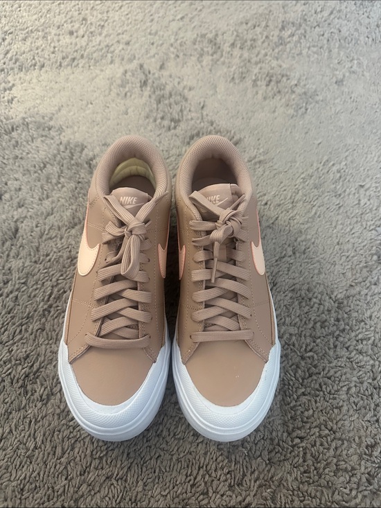 Nike Shoes - Nike Court Legacy Lift Women's Sneakers - Pink/Rose Gold/Coral